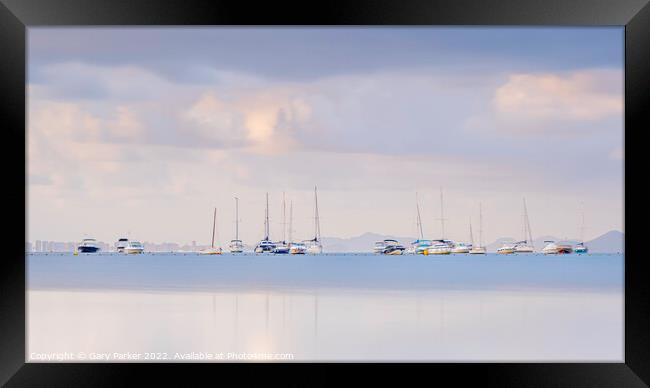 Spanish Ships Framed Print by Gary Parker