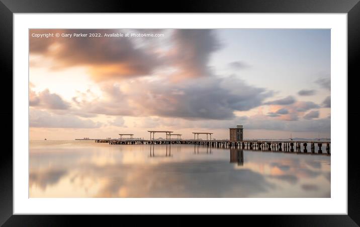 Sunrise Reflections Framed Mounted Print by Gary Parker