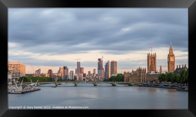 London Skyline Framed Print by Gary Parker