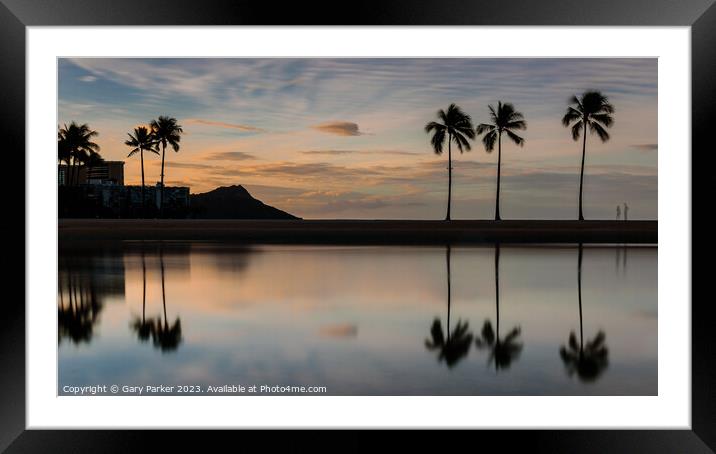 Reflections of Hawaii Framed Mounted Print by Gary Parker