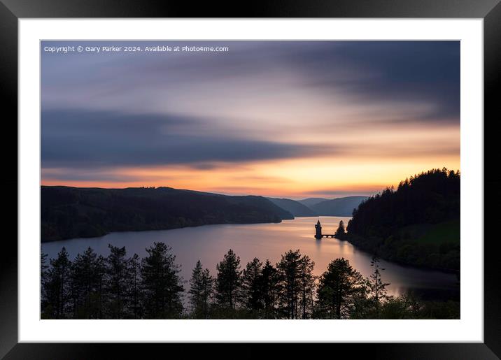 Lake Vyrnwy, Mid Wales Framed Mounted Print by Gary Parker