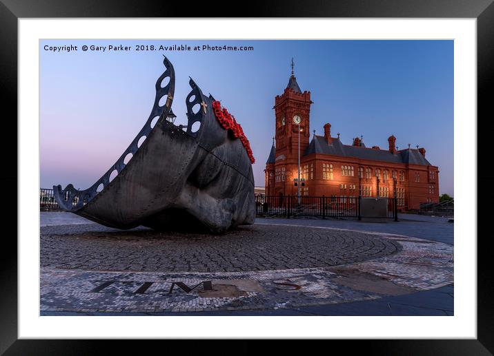 Cardiff Bay at Dawn Framed Mounted Print by Gary Parker