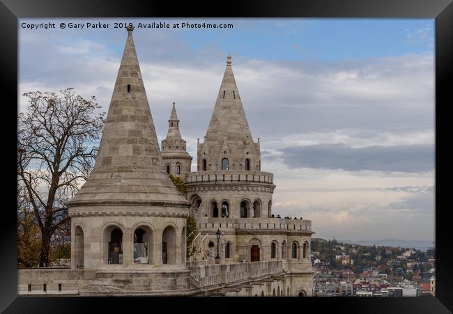 Fisherman's Bastion in Budapest Framed Print by Gary Parker