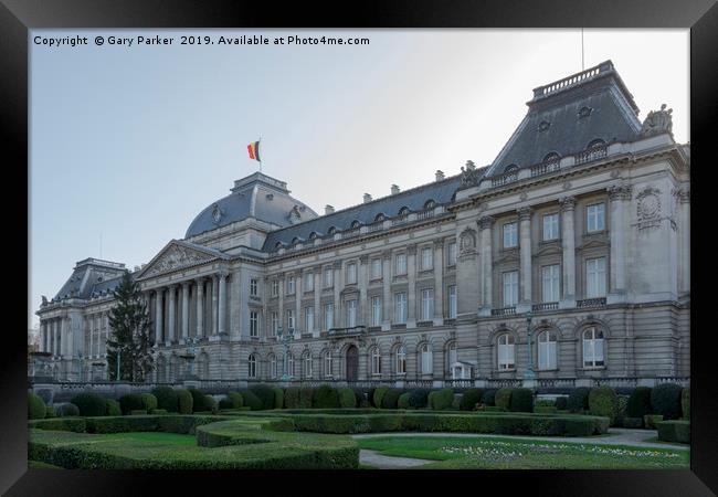 The Royal Palace, Brussels, Belgium  Framed Print by Gary Parker