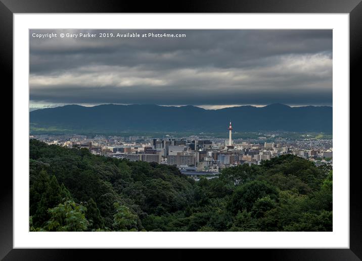 Kyoto view - Japan Framed Mounted Print by Gary Parker