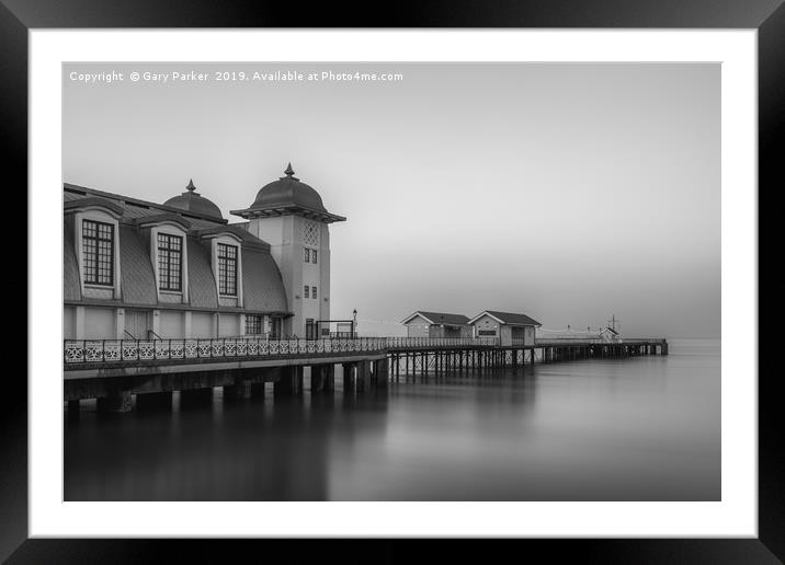 The victorian architecture of Penarth Pier, Wales Framed Mounted Print by Gary Parker