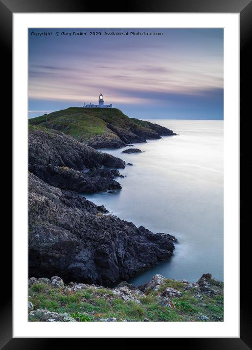 Strumble Head Lighthouse, Pembrokeshire Framed Mounted Print by Gary Parker
