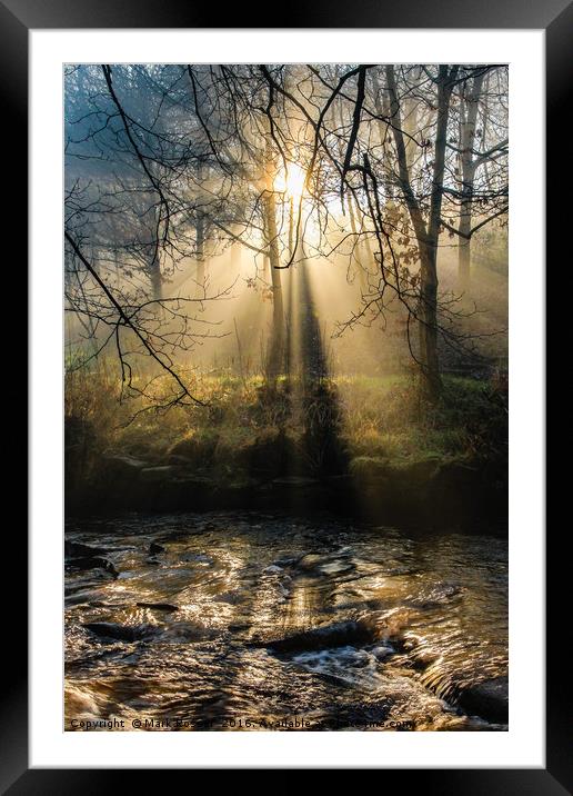 Light Show Framed Mounted Print by Mark S Rosser