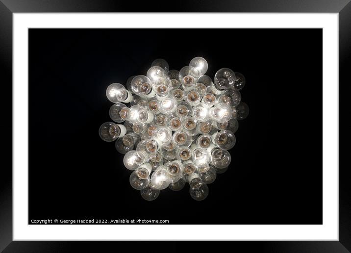 Light my life Framed Mounted Print by George Haddad