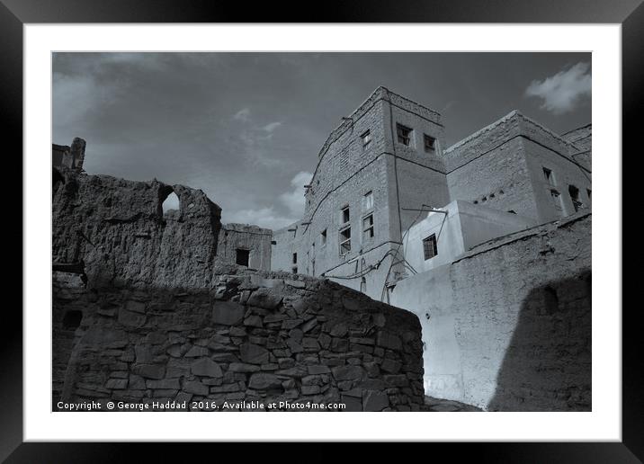 Lost in Oman Framed Mounted Print by George Haddad