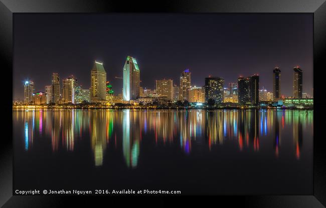 Sounds Of The City Framed Print by jonathan nguyen