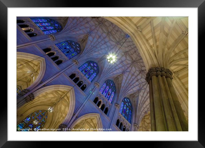 Structure of St. Patrick 3 Framed Mounted Print by jonathan nguyen