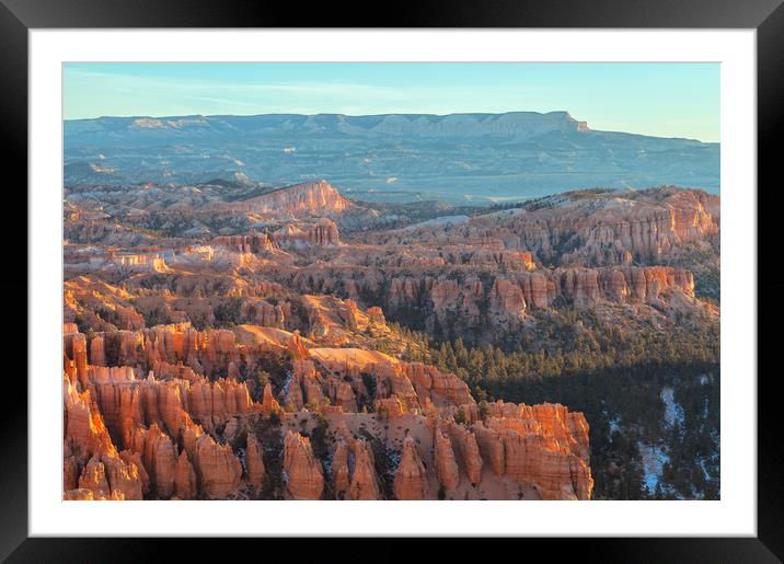 Bryce Canyon Framed Mounted Print by jonathan nguyen