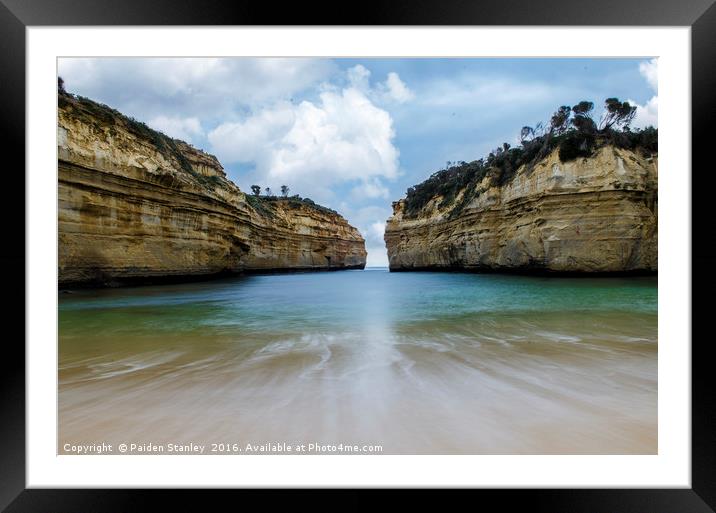 Australian Bay  Framed Mounted Print by Paiden Stanley