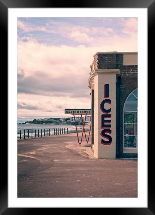 Timeless Charm of Rendezvous Cafe Framed Mounted Print by Rob Cole