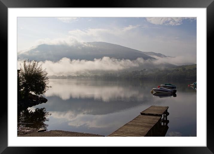 Loch Earn Low Cloud, Scotland Framed Mounted Print by Rob Cole