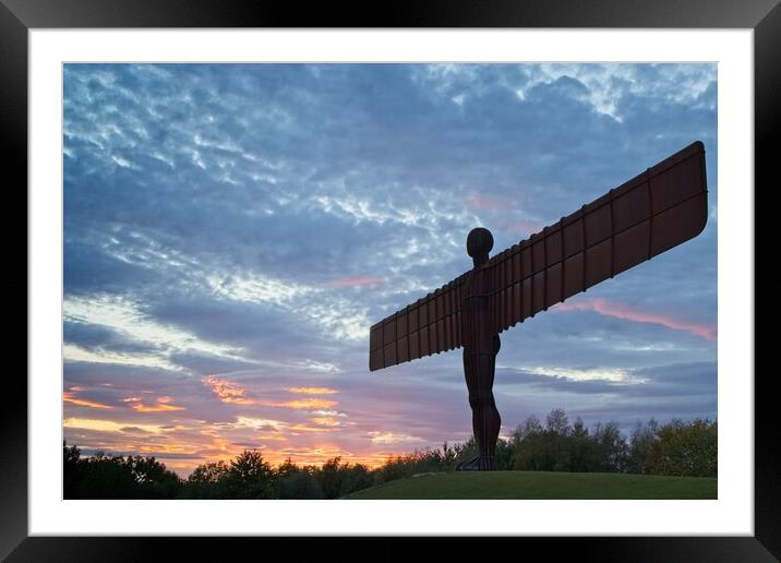 Angel of the North, Gateshead Framed Mounted Print by Rob Cole