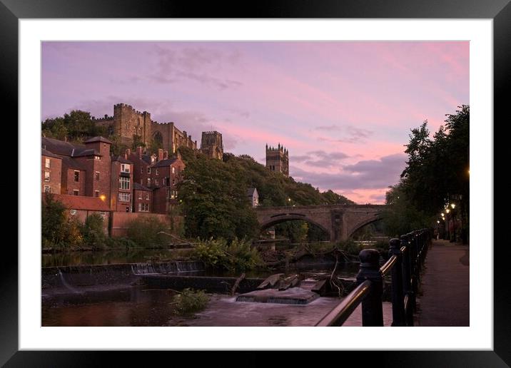 Majestic Durham Cathedral Framed Mounted Print by Rob Cole