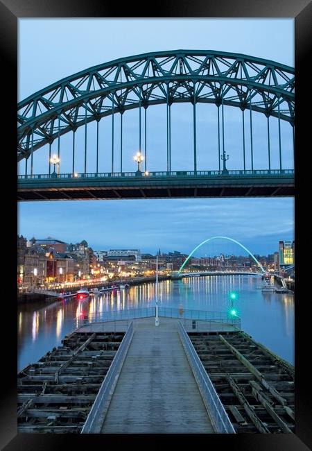 The Tyne Bridge, Newcastle upon Tyne Framed Print by Rob Cole
