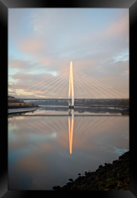 Northern Spire Bridge, Sunderland Framed Print by Rob Cole