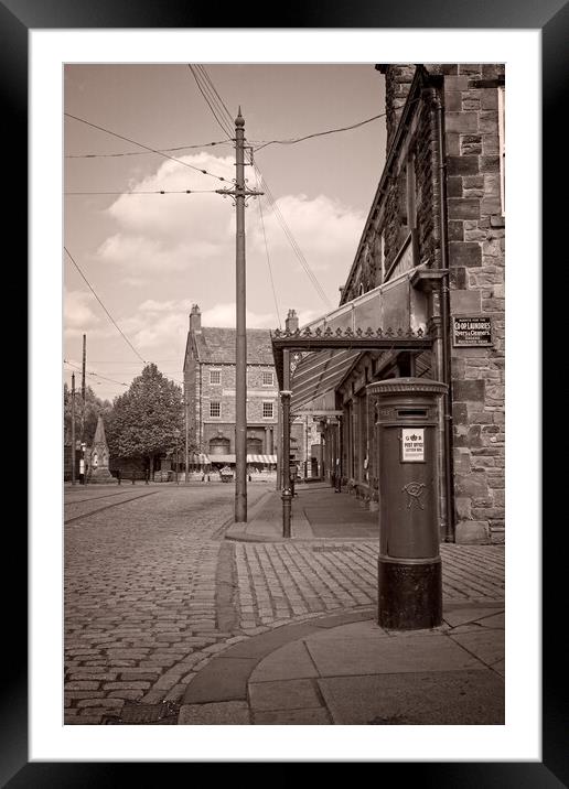 Historic Street Scene Framed Mounted Print by Rob Cole