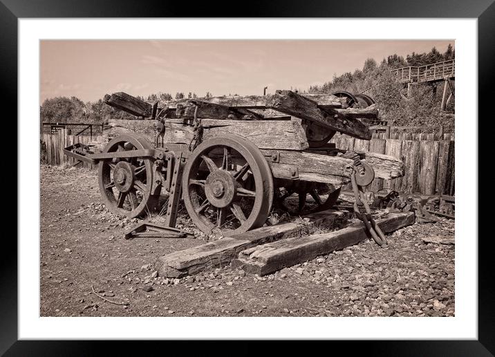 Rotting Rolling Stock Framed Mounted Print by Rob Cole