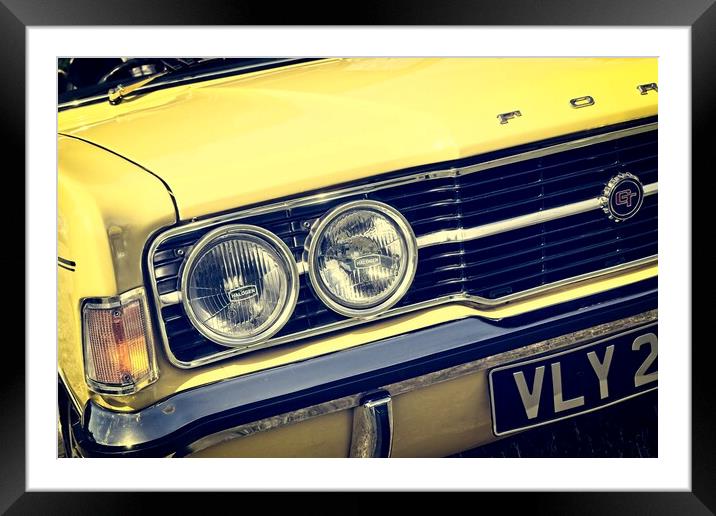 Iconic Classic Cortina Framed Mounted Print by Rob Cole