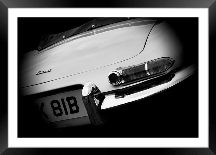 Timeless Elegance Jaguar EType Rear Lights Framed Mounted Print by Rob Cole