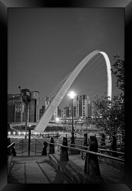 Gateshead Millennium Bridge Framed Print by Rob Cole