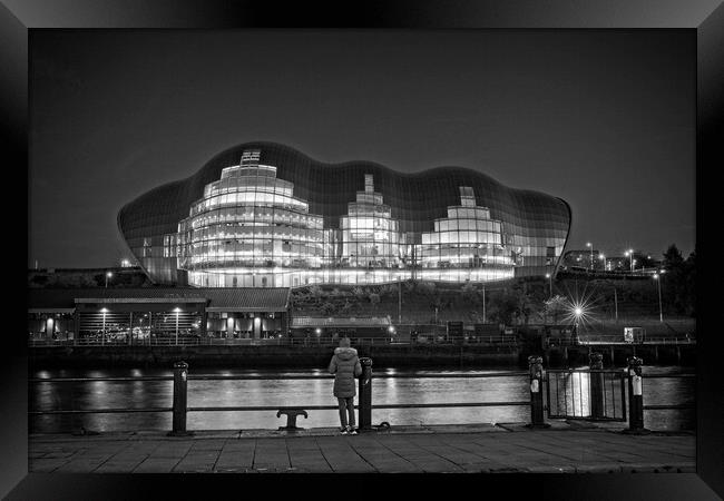 Sage Gateshead, Admiring the View Framed Print by Rob Cole