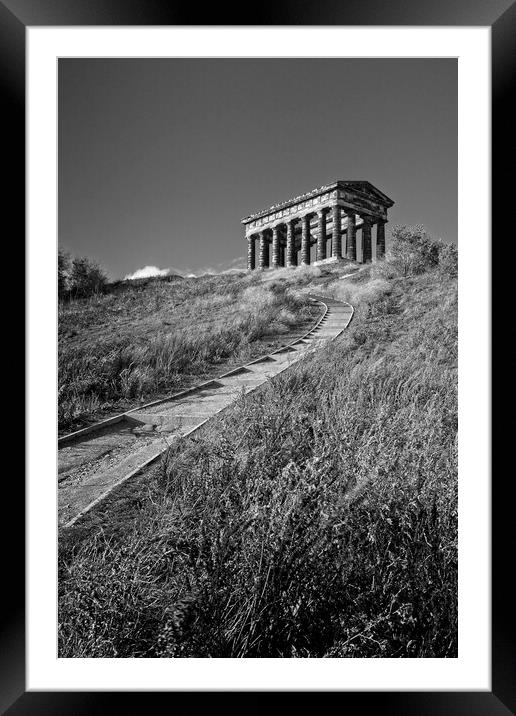 Penshaw Monument, County Durham Framed Mounted Print by Rob Cole