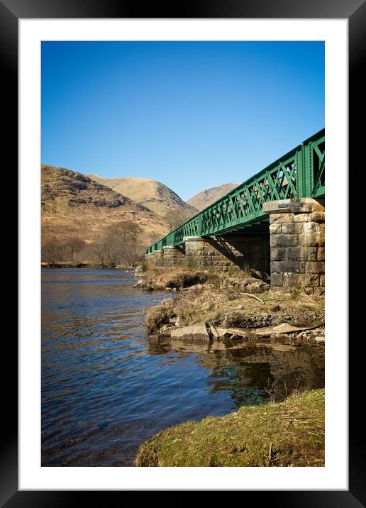 Loch Awe Railway Bridge Framed Mounted Print by Rob Cole