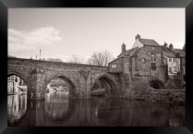 Elvet Bridge, Durham City Framed Print by Rob Cole