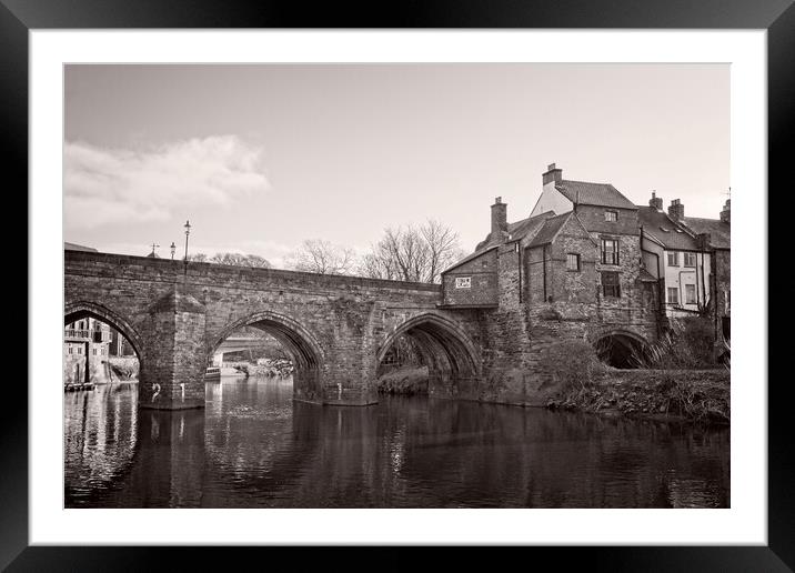 Elvet Bridge, Durham City Framed Mounted Print by Rob Cole