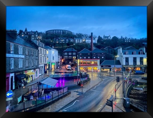 Oban at Dusk, Scotland Framed Print by Rob Cole