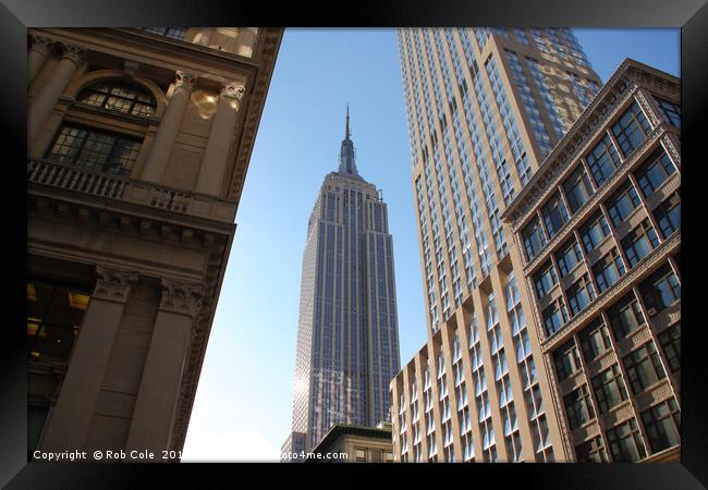 Empire State Building, New York City, USA Framed Print by Rob Cole