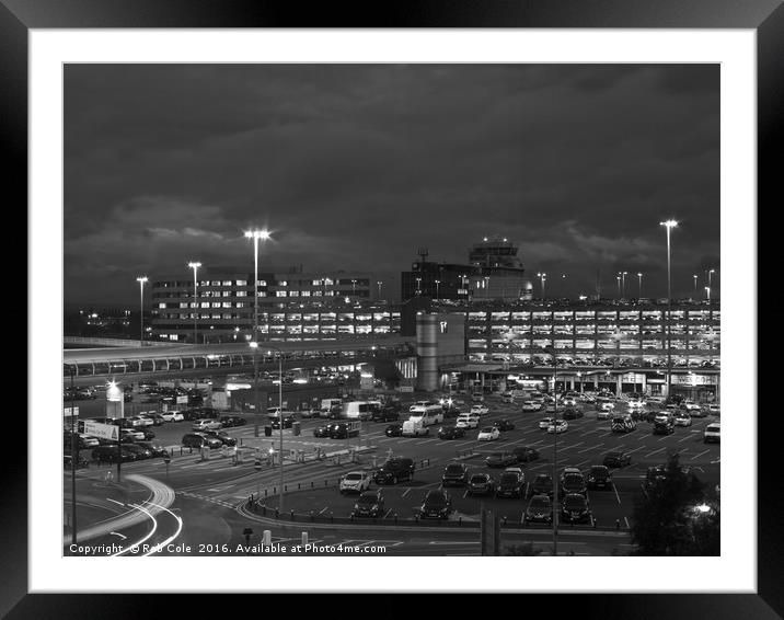 Terminal 1 (T1), Manchester Airport Framed Mounted Print by Rob Cole