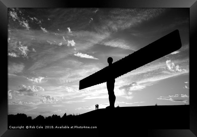 Angel of the North, Newcastle-Gateshead, Tyne and  Framed Print by Rob Cole