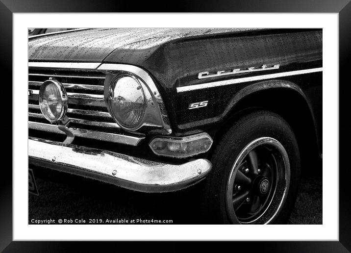 Classic Vintage Vauxhall Cresta Motor Car Framed Mounted Print by Rob Cole
