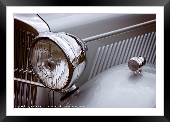 Vintage Classic Lea Francis Motor Car Framed Mounted Print by Rob Cole