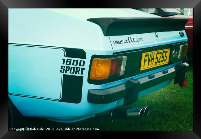 Ford Escort 1600 Sport Framed Print by Rob Cole