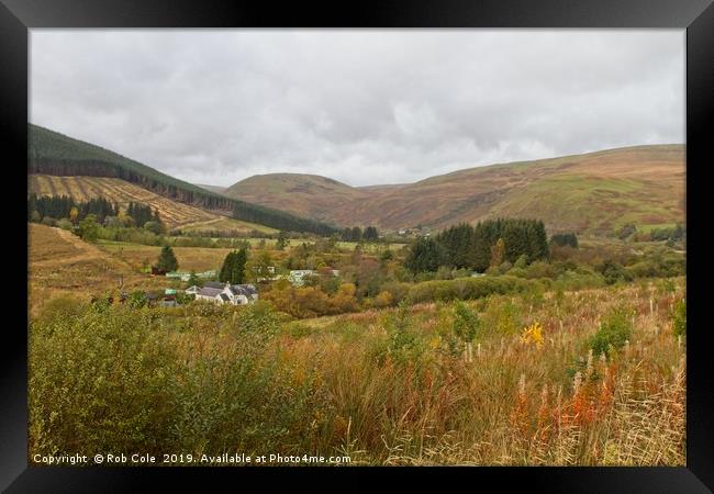 Ettrick Valley Landscapes, Scottish Borders Framed Print by Rob Cole
