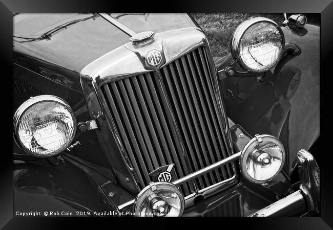 Classic MG Type T Sports Car Framed Print by Rob Cole