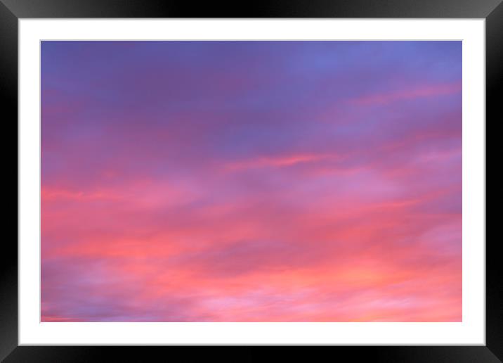Beautiful Springtime April Sunset Framed Mounted Print by Rob Cole