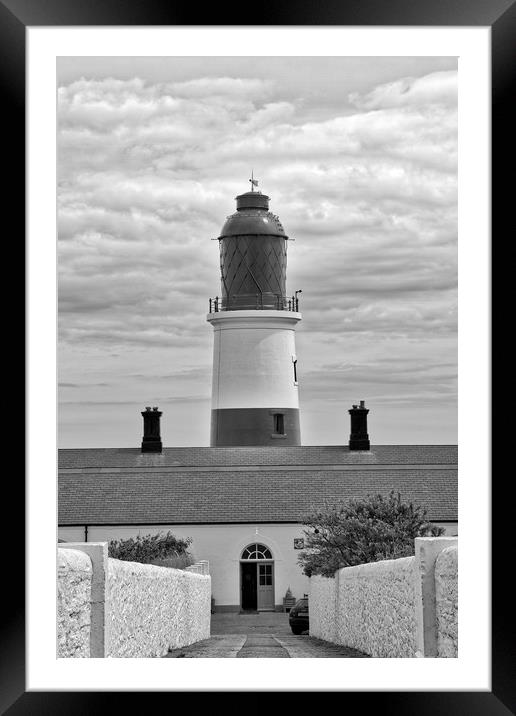 The Souter Lighthouse, Whitburn, Sunderland Framed Mounted Print by Rob Cole