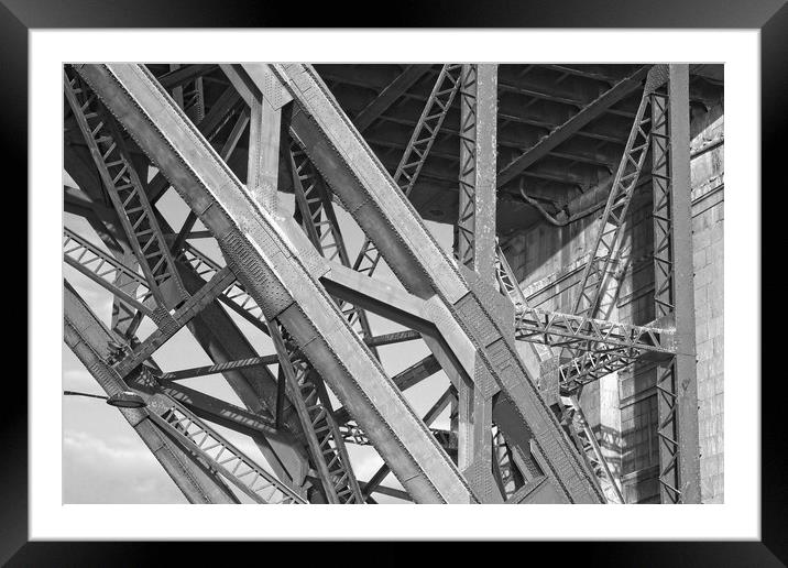 Newcastle Tyne Bridge Framed Mounted Print by Rob Cole