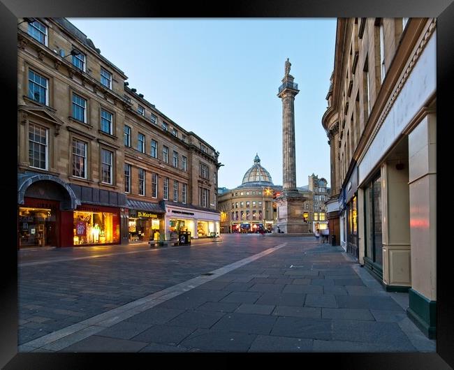 Earl Greys Iconic Monument Framed Print by Rob Cole