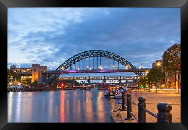 Tyne Bridge, Newcastle Framed Print by Rob Cole