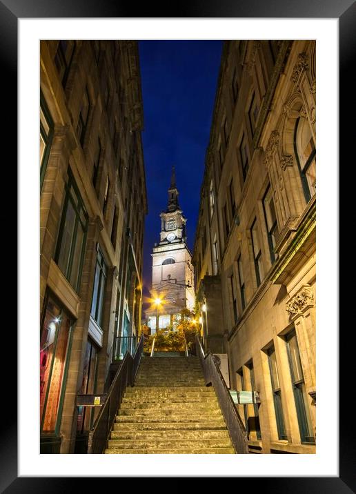 Ascending to Iconic All Saints Church Framed Mounted Print by Rob Cole