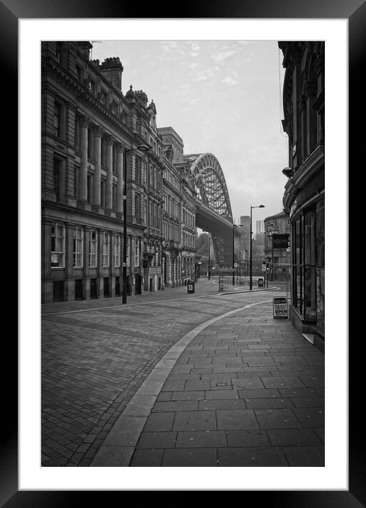 Side, Newcastle upon Tyne Framed Mounted Print by Rob Cole